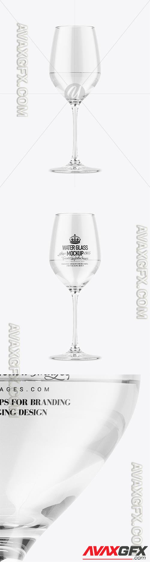 Clear Wine Glass Mockup 47524 TIF