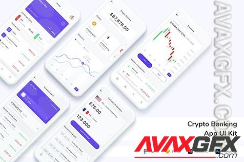 Crypto Banking App UI Kit 8BVXKBV