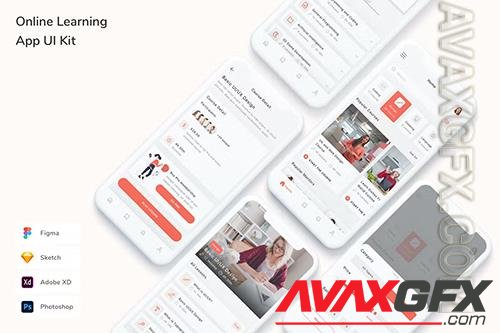 Online Learning App UI Kit DK5WKGX