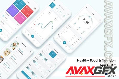 Healthy Food & Nutrition App UI Kit CFSGTPH