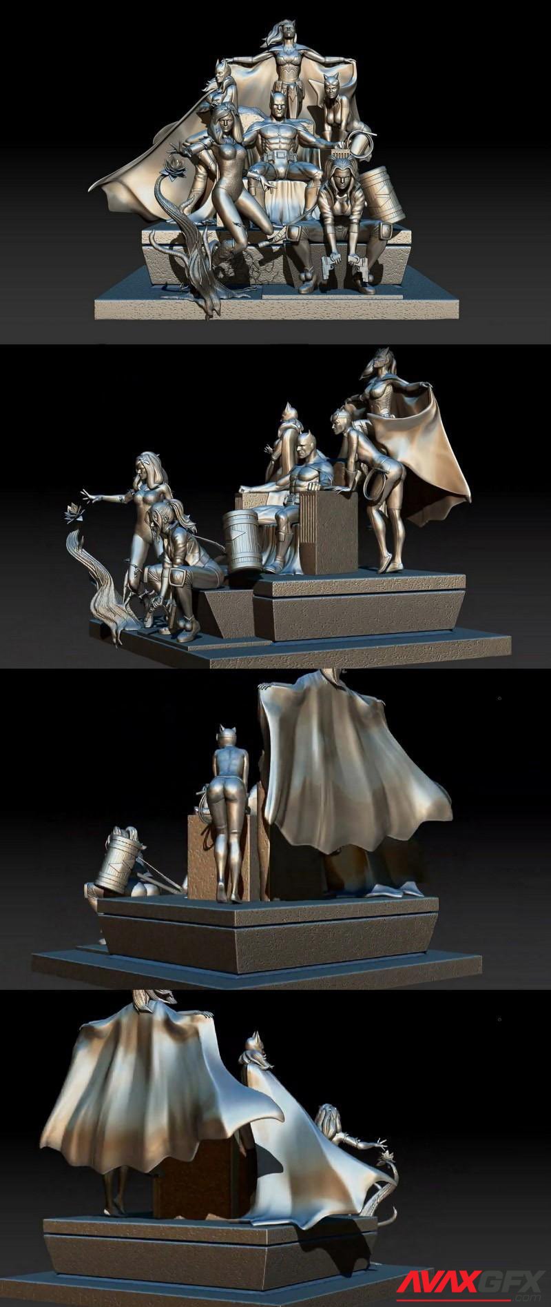 Batman Diorama 3D Printable STL