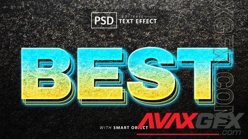 Best glow text effect editable psd