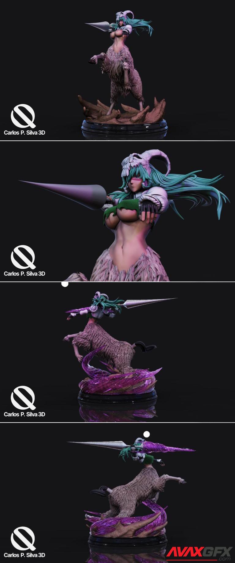 Neliel for Bleach 3D Printable STL