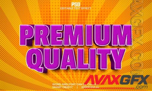 Premium quality 3d editable text effect premium psd with background