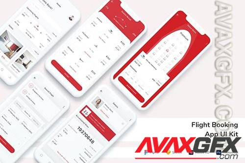 Flight Booking App UI Kit CJ73MXT