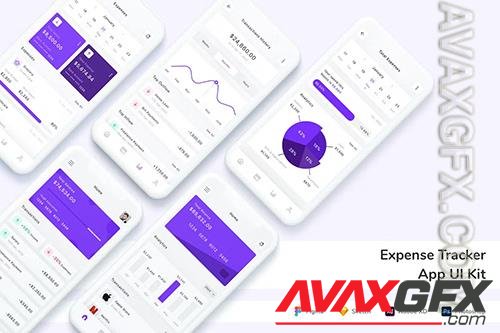 Expense Tracker App UI Kit 94P7P7E