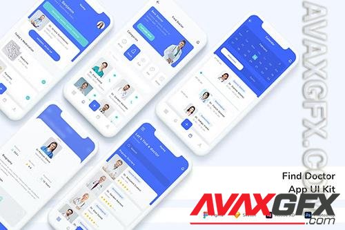 Find Doctor App UI Kit W3HKYEE