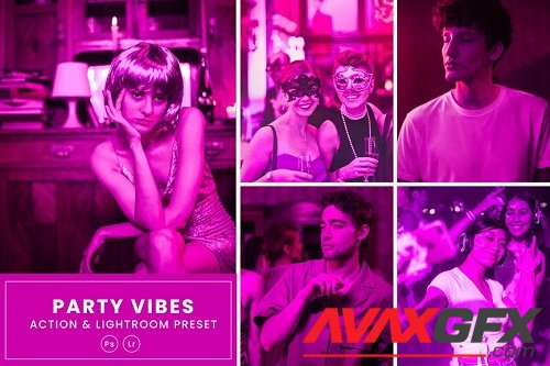 Party Vibes Action & Lightrom Presets