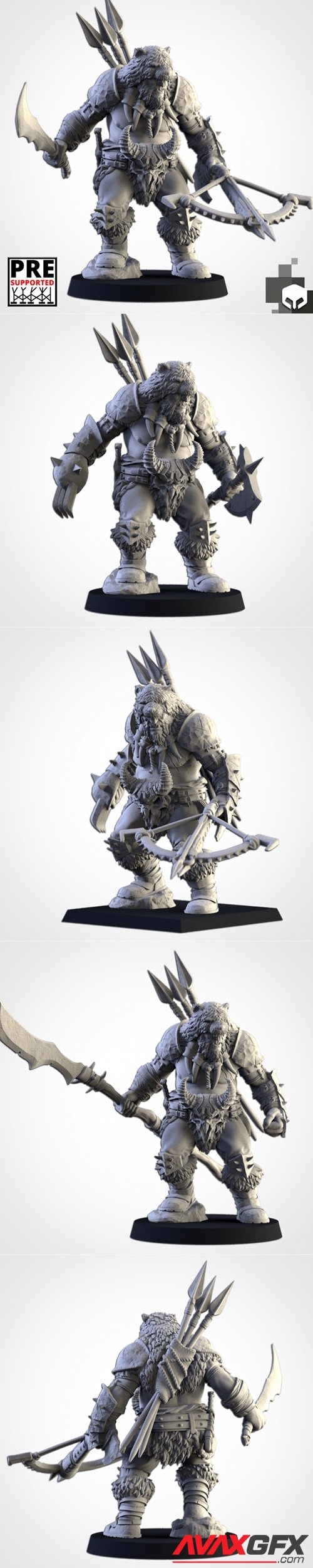 The Hunter Ogre – 3D Printable STL