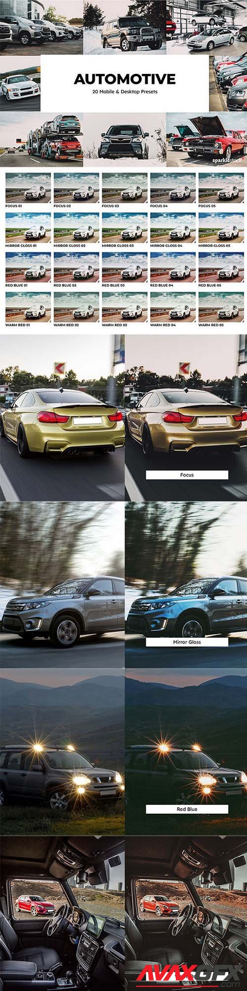 20 Automotive Lightroom Presets - 36145495 - 6967260