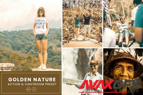 Golden Nature Action & Lightrom Presets