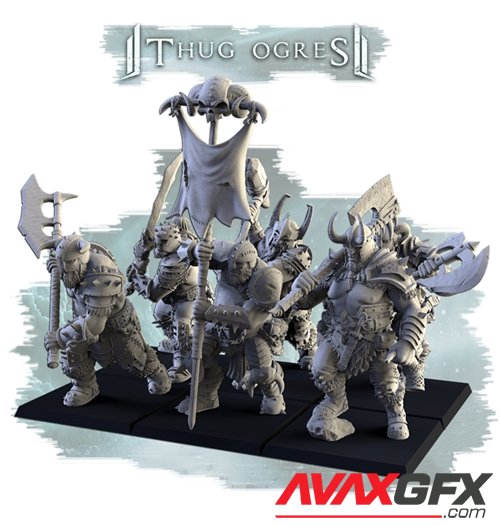 Thug Ogres – 3D Printable STL