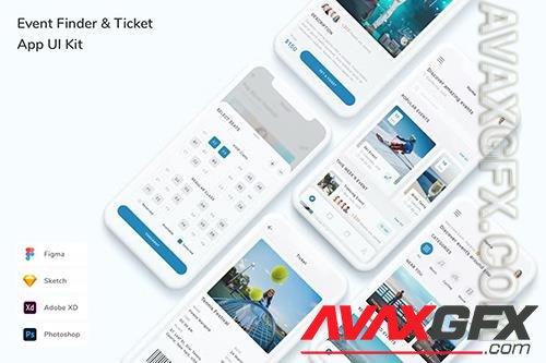 Event Finder & Ticket App UI Kit VKMYSSR