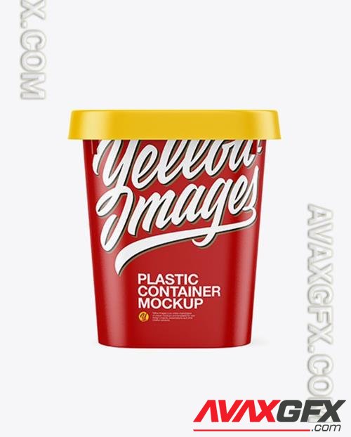 Matte Plastic Container Mockup 45824 TIF