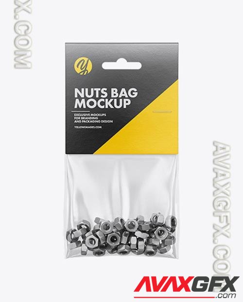 Plastic Bag With Nuts Mockup 47397 TIF