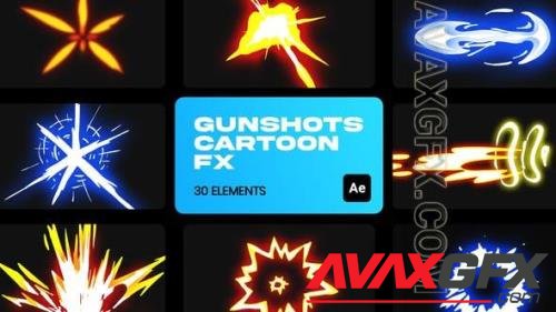 Gunshot Cartoon VFX for After Effects 36189623  (VideoHive)
