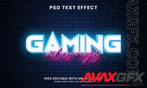 Gaming 3d style style text effect psd