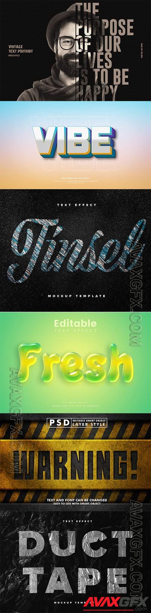 Psd text effect set vol 207