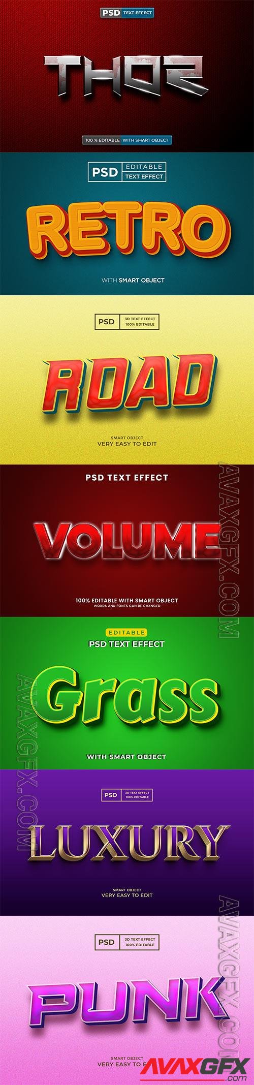 Psd text effect set vol 204