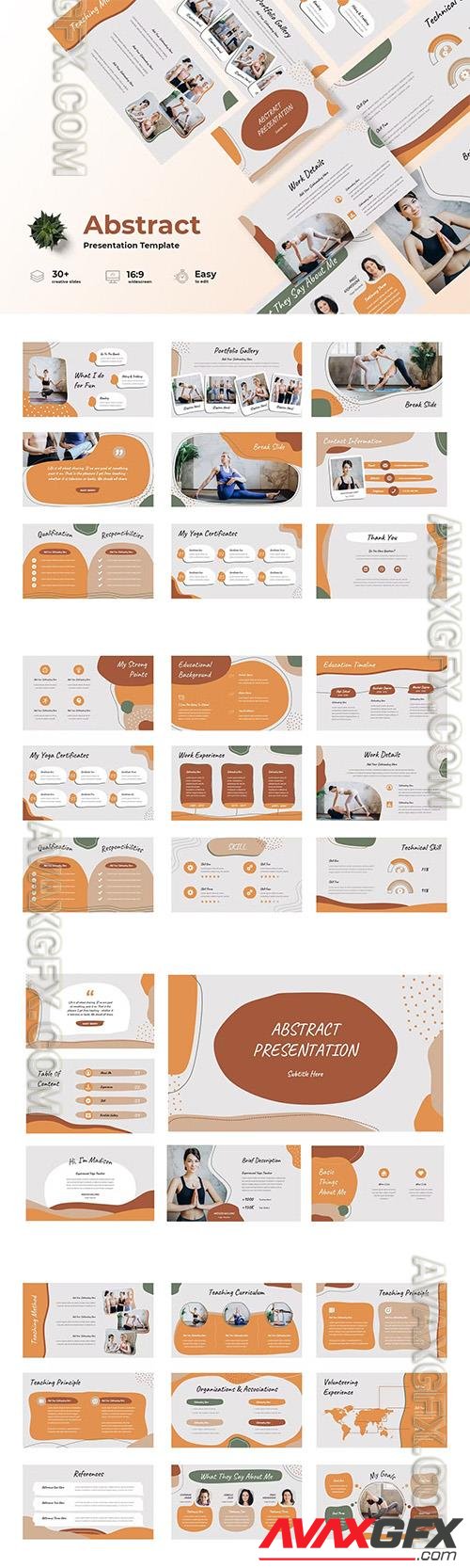 Abstract Powerpoint, Keynote and Google Slides Presentation Templates