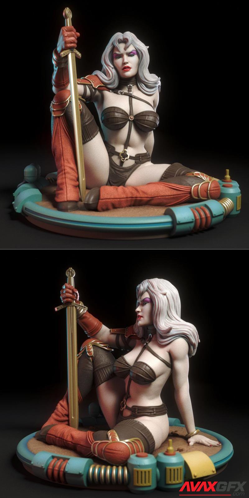 Taarna Heavy Metal 3D Printable STL