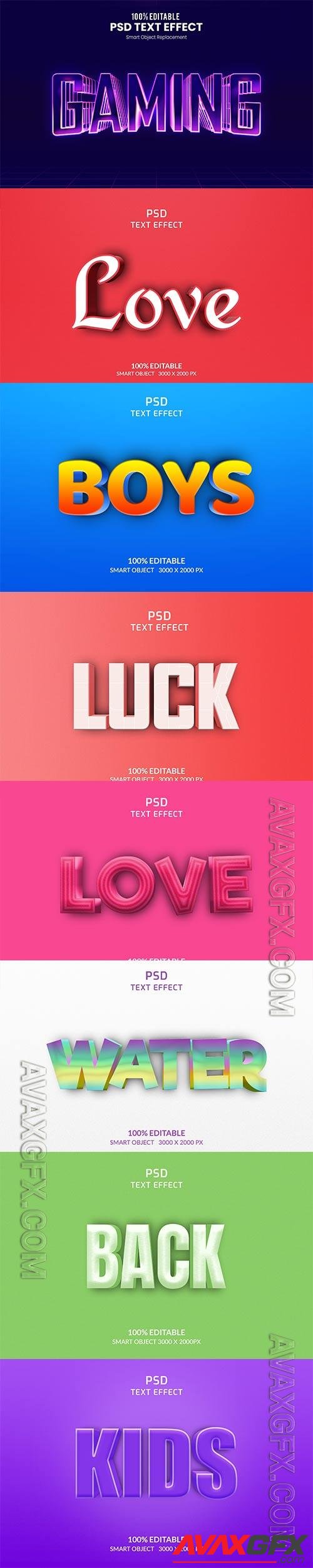 Psd text effect set vol 212