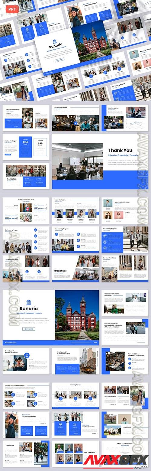 Runaria - Education Powerpoint, Keynote and Google Slides Templates