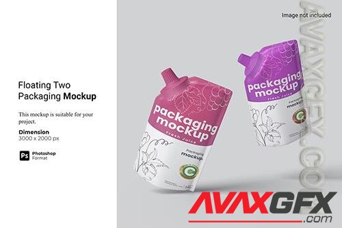 Floating Two Packaging Mockup XGWD9PR