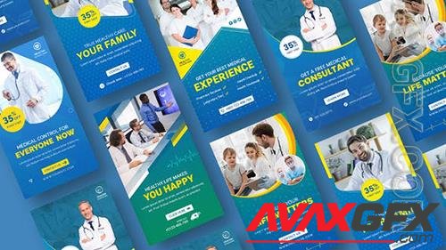 Medical Healthcare Promo Stories Pack 36249111 (VideoHive)