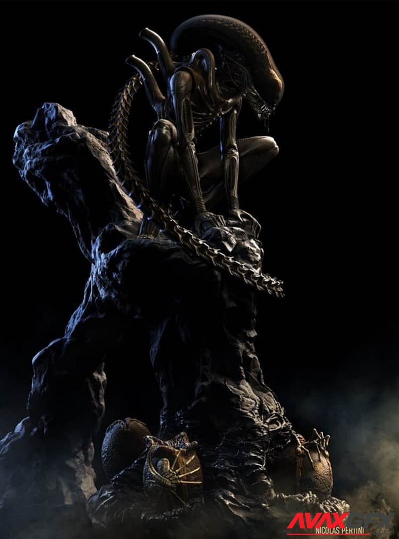 Alien Xenomorph Big Chap – Xenomorph Series