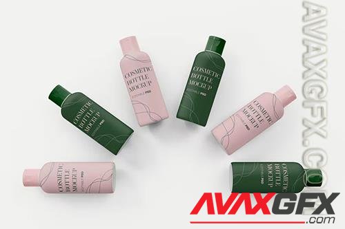 Cosmetic Bottles Mockup TU9A9ED