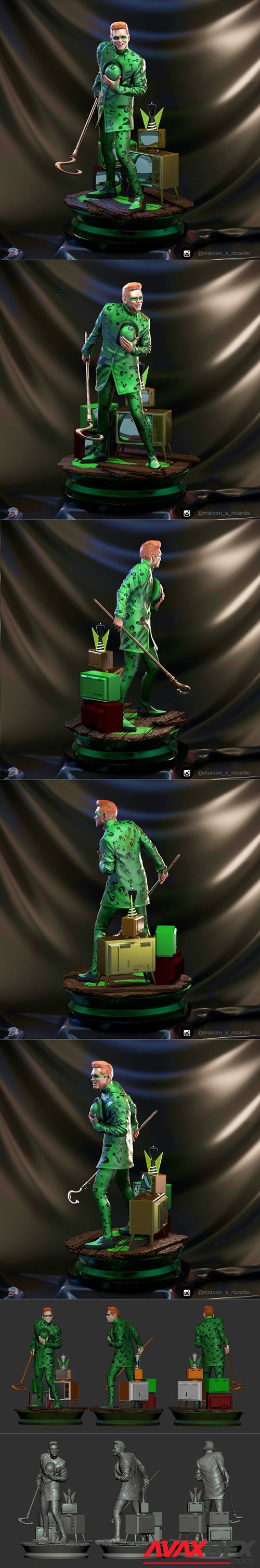 Riddler - Jim Carrey – 3D Printable STL