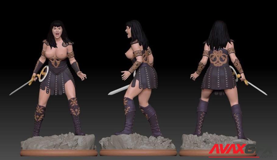 Xena Warrior Princess 3D Printable STL