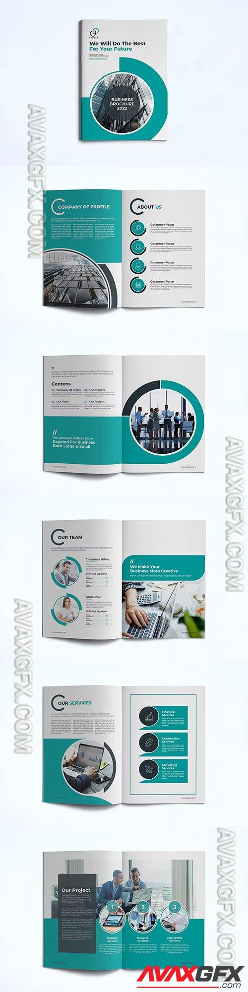 Business Brochure Template B2AP4TZ