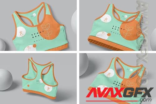 Sports Bra Mockups 9BS82FP