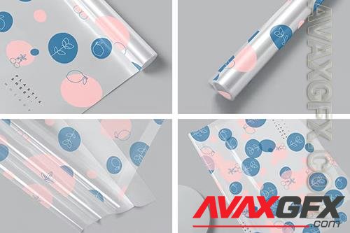 Transparent Wrapping Sheet Mockups 7HRGJTU