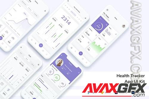 Health Tracker App UI Kit TSQYWKV