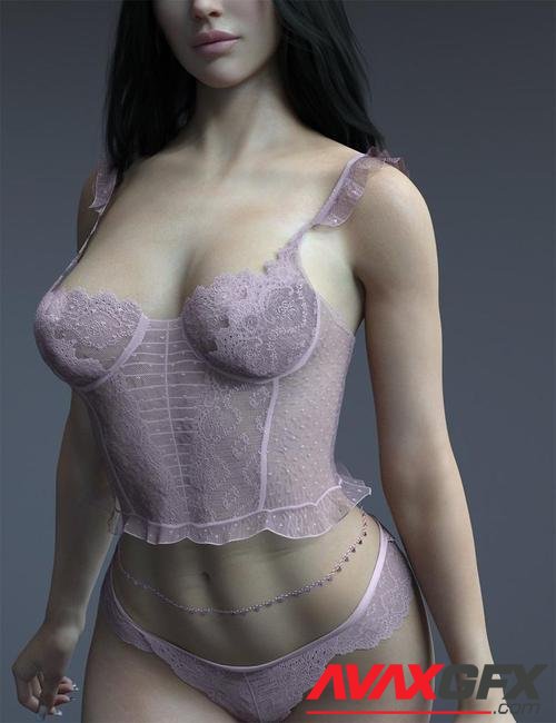 Groovy Lady dForce Hair and Clothing for Genesis 8 and 8.1 Female