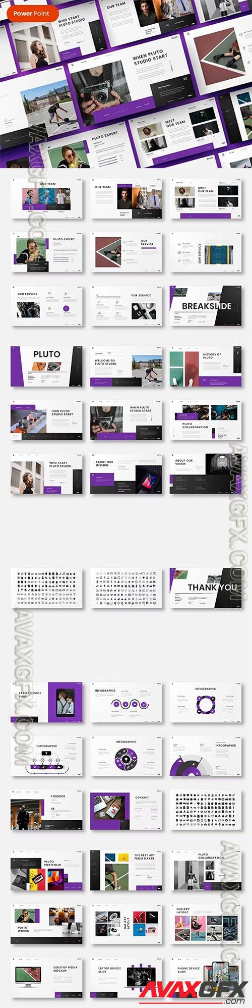 Pluto - Business Powerpoint, Keynote and Google Slides Templates