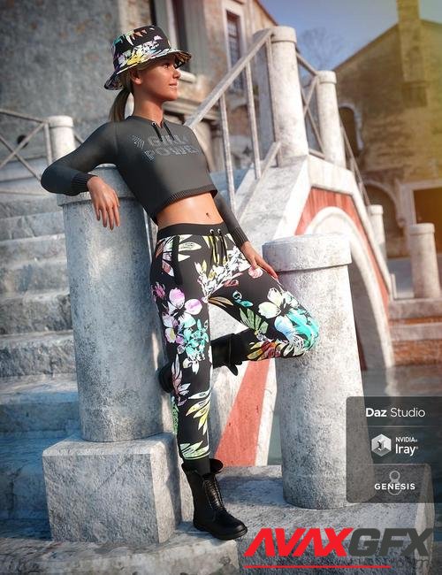 dForce Body Pop Outfit for Genesis 8 Female(s)