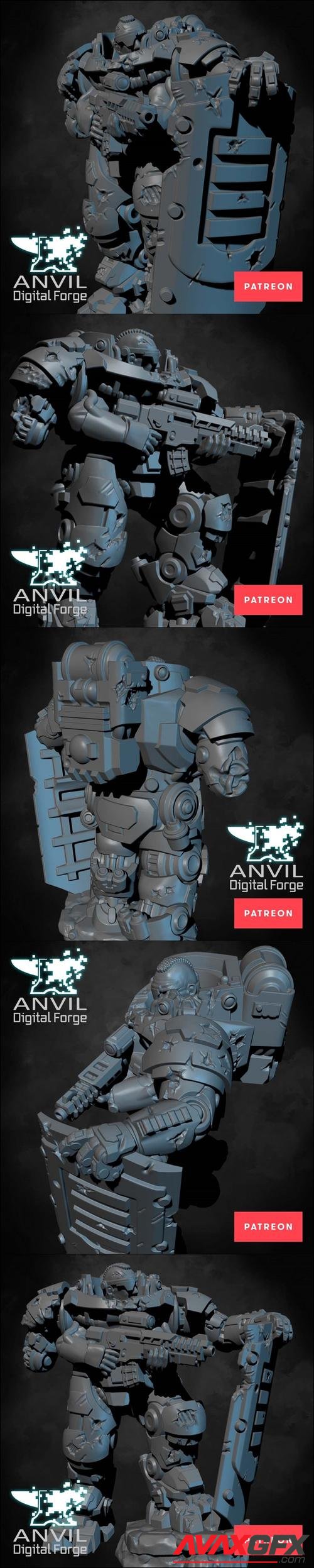 Anvil Digital Forge – 3D Printable STL