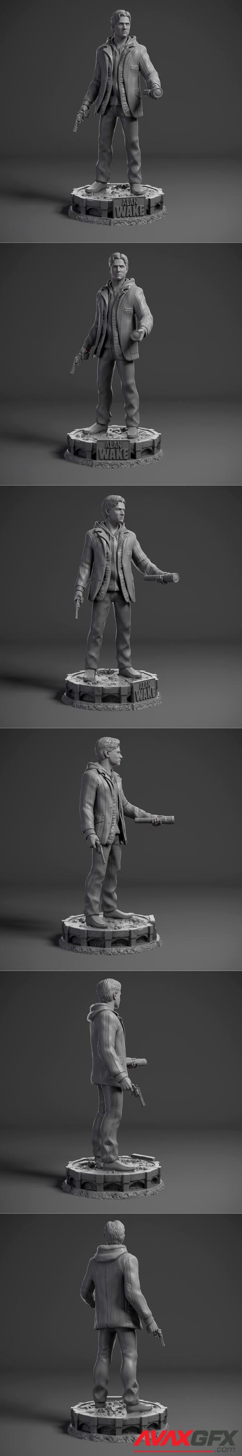 Alan Wake – 3D Printable STL