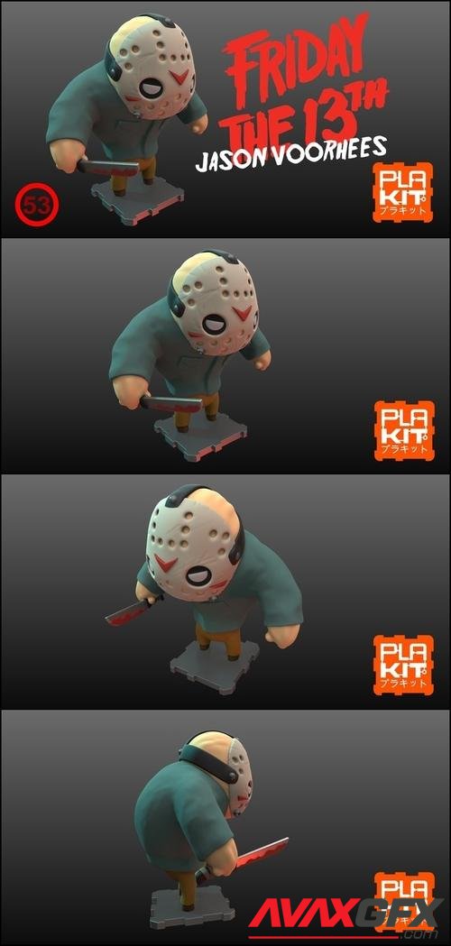 Friday The 13th JASON VOORHEES – 3D Printable STL