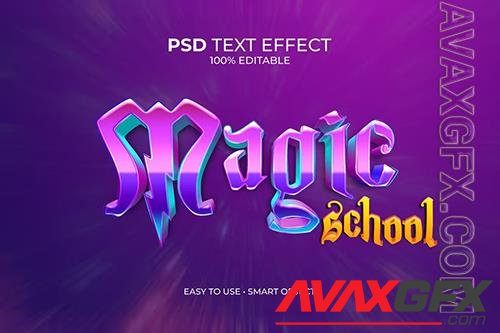 Magic School Text Effect RW854YZ