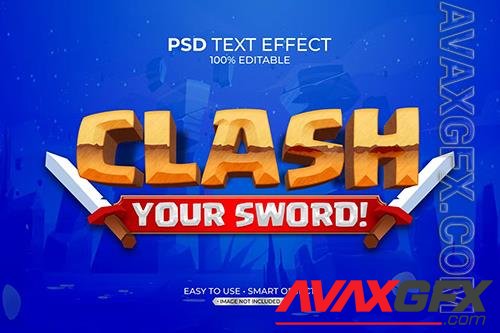 Game Clash Text Effect FDLQ4MU