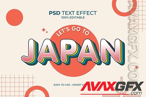 Japan Text Effect BJNXCUU