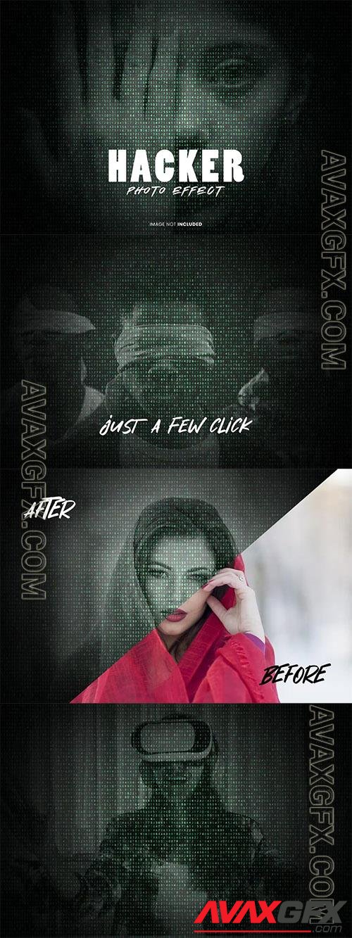 Hacker style photoshop template 53867FN