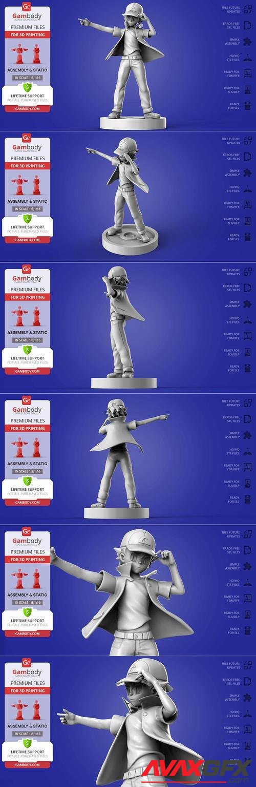 Ash Ketchum – 3D Printable STL