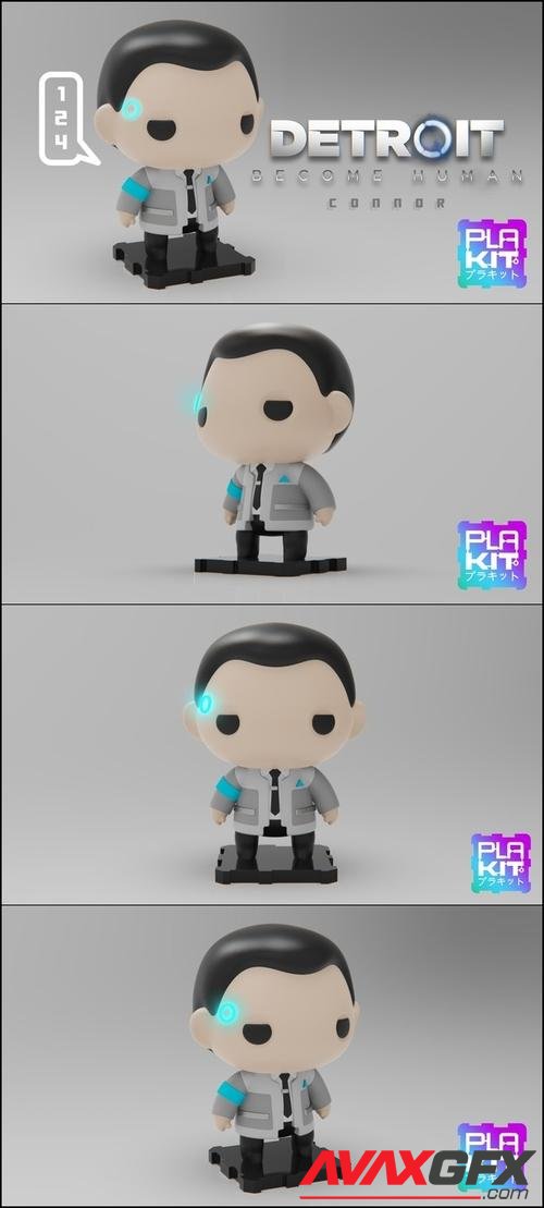 Detroit Become Human CONNOR – 3D Printable STL