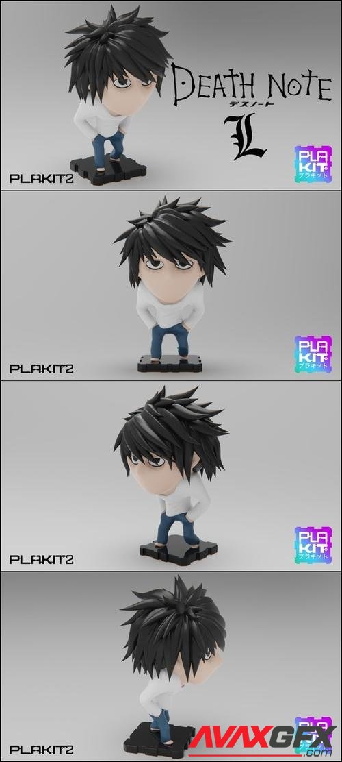 Death Note 'L' – 3D Printable STL